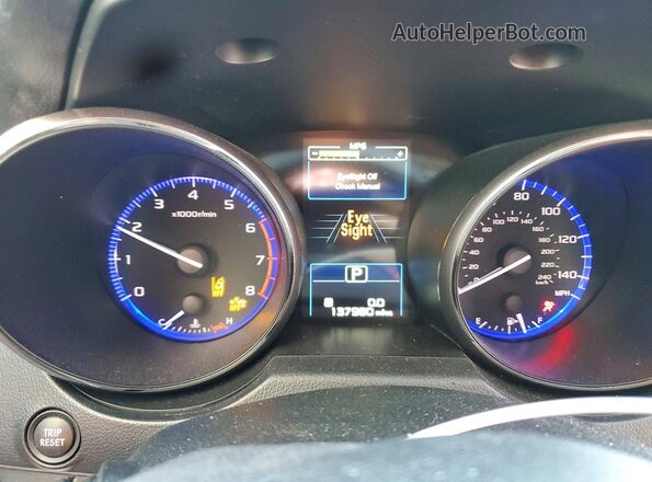 4S3BNAH64J3005873 2018 SUBARU LEGACY Серебряный Вид щитка приборов