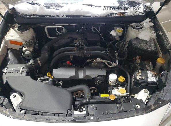 4S3BNAN64K3036742 2019 SUBARU LEGACY Белый Вид задней части салона