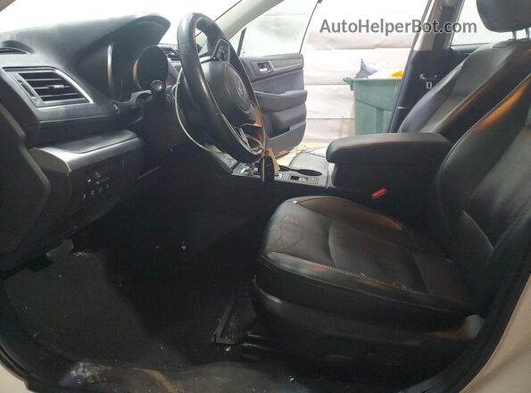 4S3BNAN64K3036742 2019 SUBARU LEGACY Белый Вид салона спереди