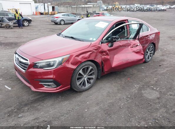 4S3BNAN68K3014811 2019 SUBARU LEGACY Red Przód lewy