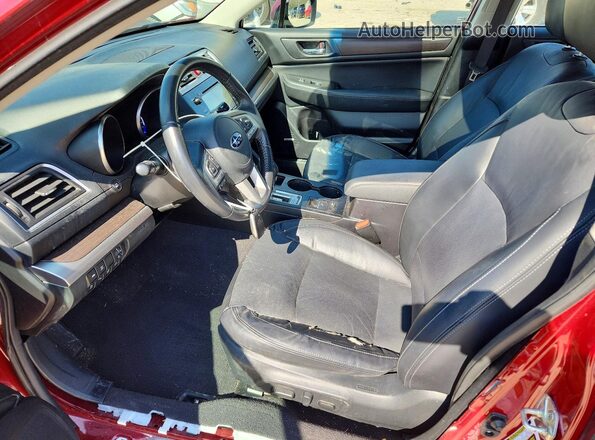 4S3BNAN6XH3044918 2017 SUBARU LEGACY Красный Вид салона спереди