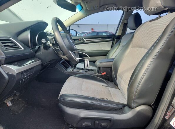 4S3BNAR62K3028844 2019 SUBARU LEGACY Black Вид салону спереду