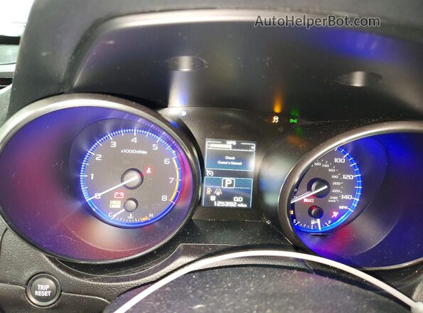 4S3BNAR65H3014140 2017 SUBARU LEGACY Белый Вид щитка приборов