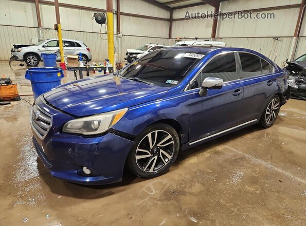 4S3BNAS68H3037115 2017 SUBARU LEGACY Синий Передняя левая четверть