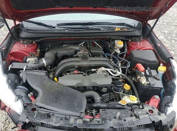 4S3BNBC60G3026371 2016 SUBARU LEGACY Красный Вид задней части салона