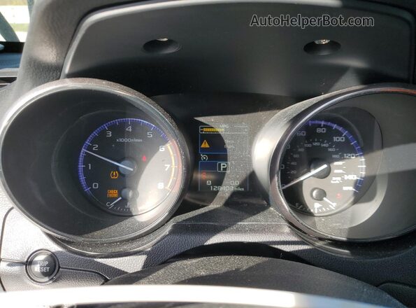 4S3BNBC6XG3011232 2016 SUBARU LEGACY Синий Вид щитка приборов