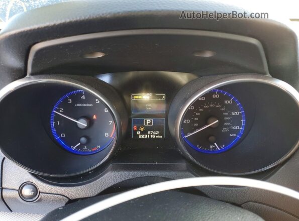 4S3BNBD62G3023258 2016 SUBARU LEGACY Charcoal Instrument cluster view