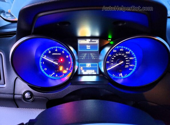 4S3BNBF67G3011779 2016 SUBARU LEGACY Синий Вид щитка приборов