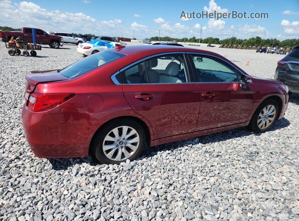 4S3BNBF6XG3033422 2016 SUBARU LEGACY Темно-бордовый Задняя правая четверть