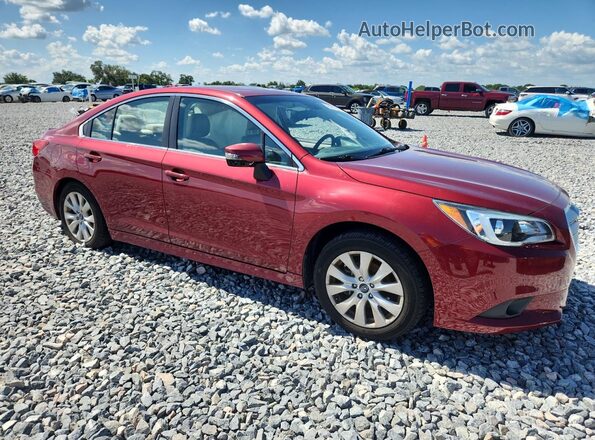 4S3BNBF6XG3033422 2016 SUBARU LEGACY Темно-бордовый Передняя правая четверть