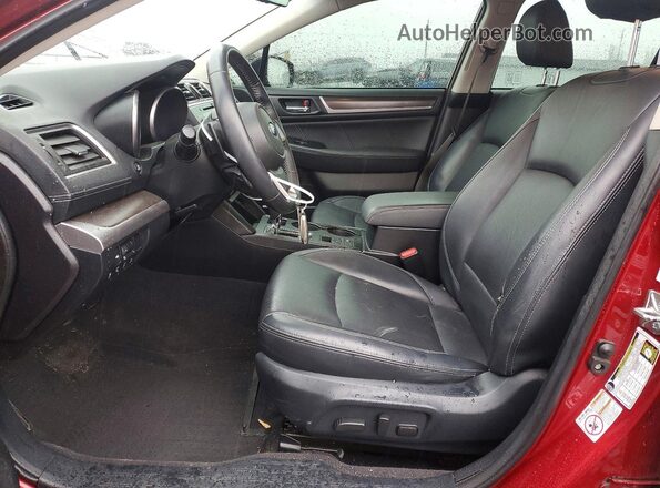 4S3BNEN62K3012589 2019 SUBARU LEGACY Red Vista interior delantera