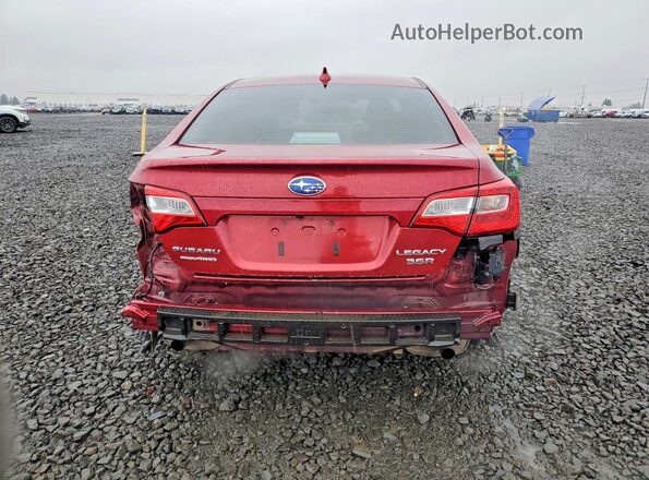 4S3BNEN62K3012589 2019 SUBARU LEGACY Red Vista trasera