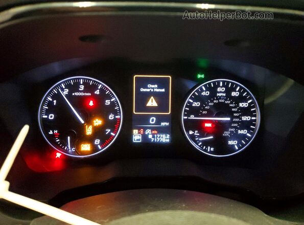 4S3BWAC62R3015186 2024 SUBARU LEGACY Silver Widok zestawu wskaźników