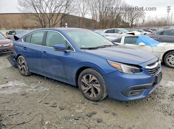 4S3BWAC64L3027217 2020 SUBARU LEGACY Blue Przód prawy