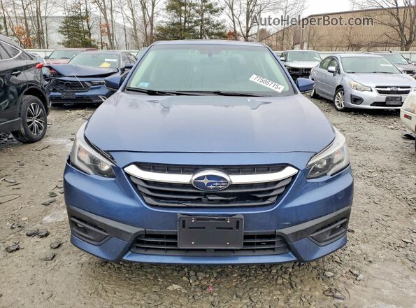 4S3BWAC64L3027217 2020 SUBARU LEGACY Blue Widok z przodu
