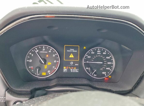 4S3BWAC64L3027217 2020 SUBARU LEGACY Blue Widok zestawu wskaźników