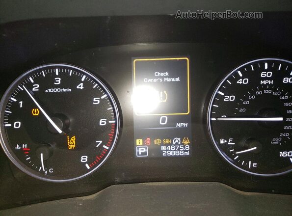 4S3BWAC65P3013476 2023 SUBARU LEGACY Синий Вид щитка приборов