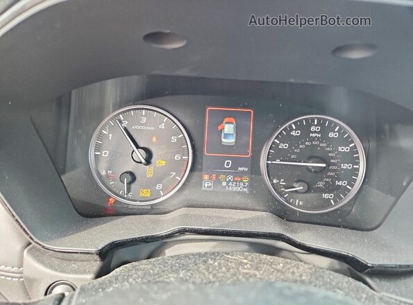 4S3BWAD61P3014770 2023 SUBARU LEGACY White Widok zestawu wskaźników