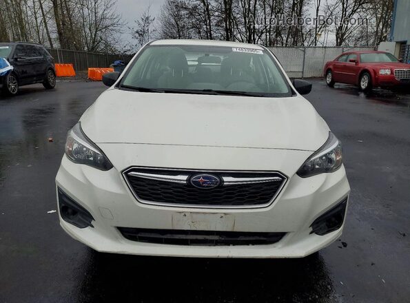 4S3GKAA64K3614343 2019 SUBARU IMPREZA Белый Вид спереди