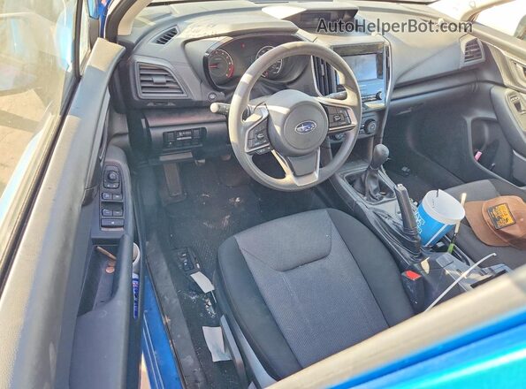 4S3GKAA64N1608168 2022 SUBARU IMPREZA Синий Вид панели приборов