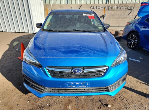 4S3GKAA64N1608168 2022 SUBARU IMPREZA Синий Вид спереди
