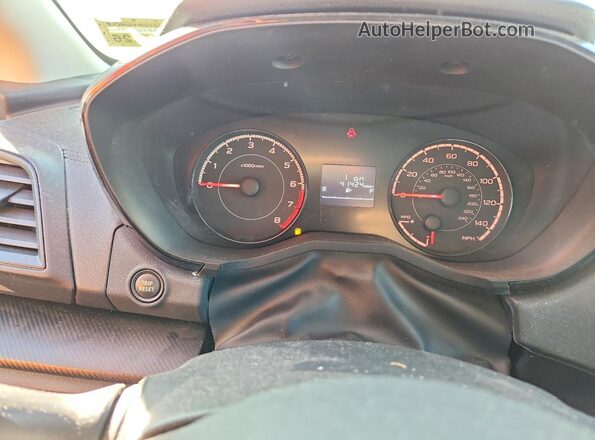 4S3GKAA64N1608168 2022 SUBARU IMPREZA Синий Вид щитка приборов
