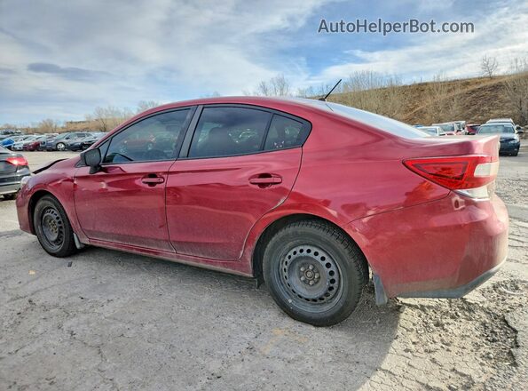 4S3GKAA68K3608562 2019 SUBARU IMPREZA Бордовый Задняя левая четверть