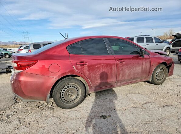 4S3GKAA68K3608562 2019 SUBARU IMPREZA Бордовый Задняя правая четверть