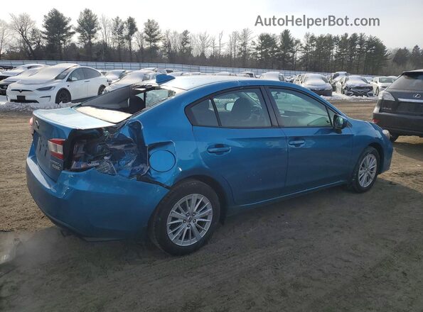 4S3GKAB60H3600219 2017 SUBARU IMPREZA Blue Trasero derecho