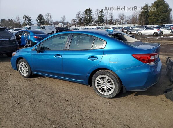4S3GKAB60H3600219 2017 SUBARU IMPREZA Blue Trasero izquierdo