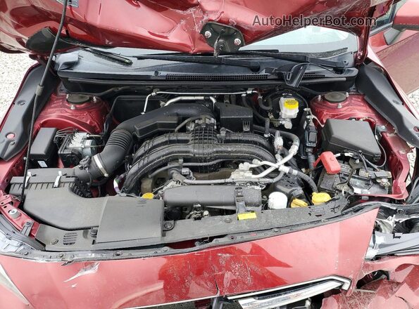 4S3GKAB60J3623490 2018 SUBARU IMPREZA Красный Вид задней части салона