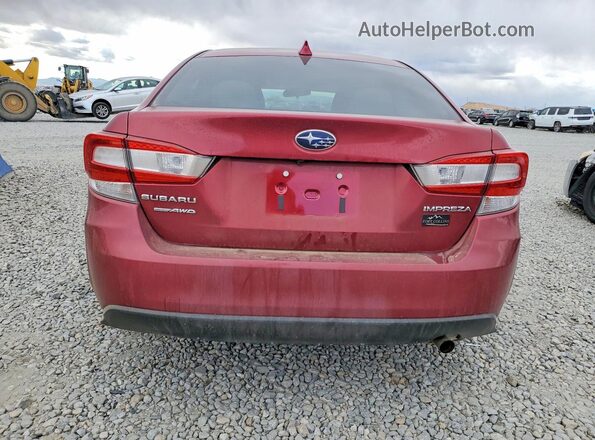 4S3GKAB60J3623490 2018 SUBARU IMPREZA Красный Вид сзади