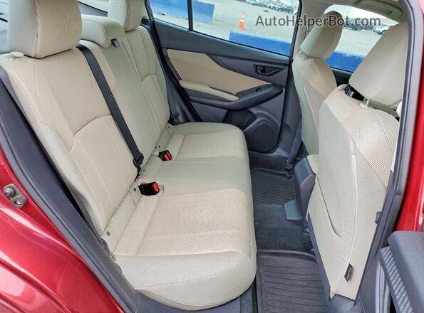 4S3GKAB60J3623490 2018 SUBARU IMPREZA Красный Вид задних сидений