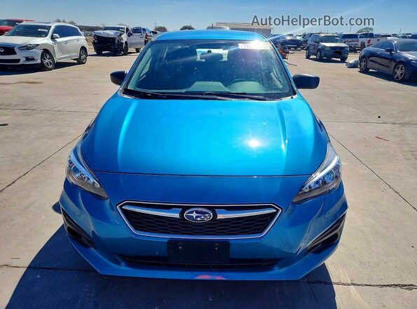 4S3GKAB68K3616501 2019 SUBARU IMPREZA Blue Front view