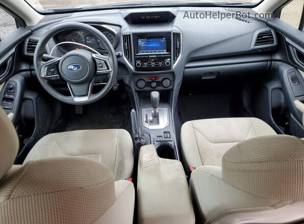 4S3GKAB6XJ3621617 2018 SUBARU IMPREZA Синий Вид панели приборов