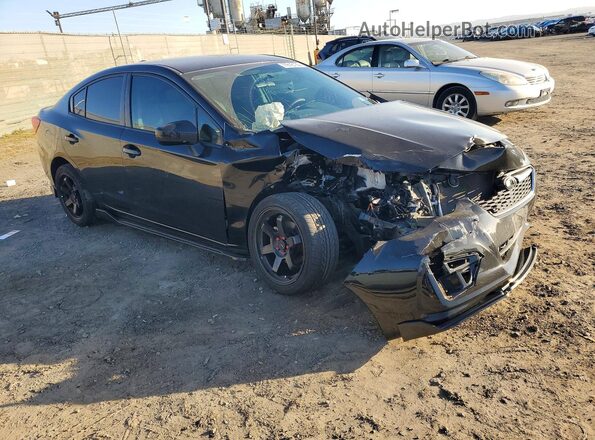 4S3GKAC68K3614813 2019 SUBARU IMPREZA Black Przód prawy