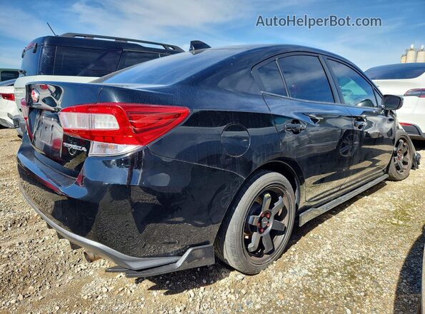 4S3GKAC68K3614813 2019 SUBARU IMPREZA Black Tył prawy