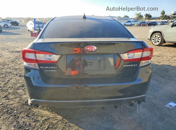 4S3GKAC68K3614813 2019 SUBARU IMPREZA Black Widok z tyłu