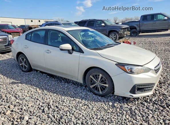 4S3GKAD62L3608327 2020 SUBARU IMPREZA Белый Передняя правая четверть