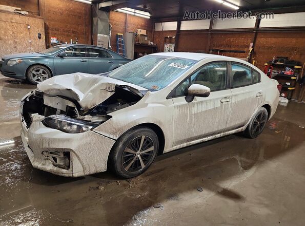 4S3GKAD64K3605248 2019 SUBARU IMPREZA Белый Передняя левая четверть