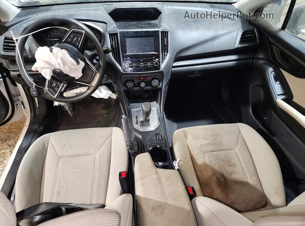 4S3GKAD64K3605248 2019 SUBARU IMPREZA Белый Вид панели приборов