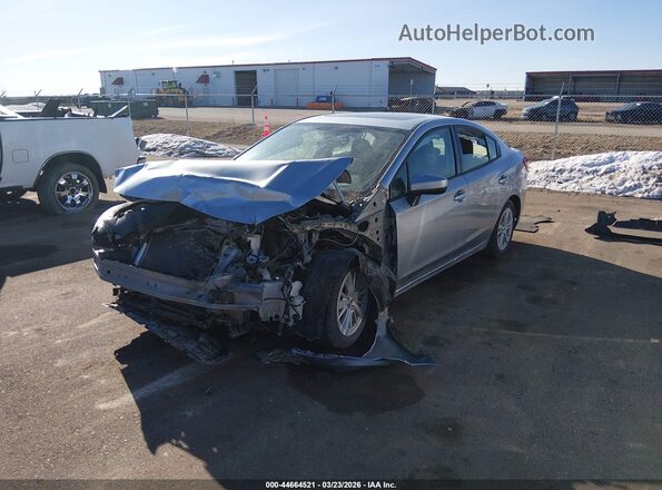 4S3GKAD68H3601728 2017 SUBARU IMPREZA Silver Przód lewy