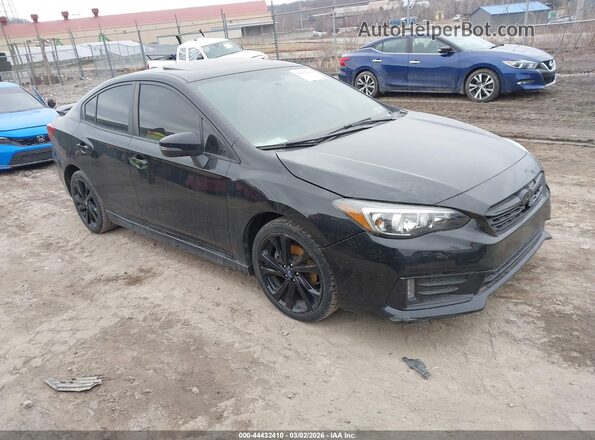 4S3GKAM62M3605638 2021 SUBARU IMPREZA Black წინა მარჯვენა
