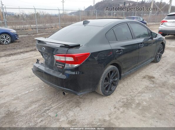 4S3GKAM62M3605638 2021 SUBARU IMPREZA Black უკანა მარჯვენა