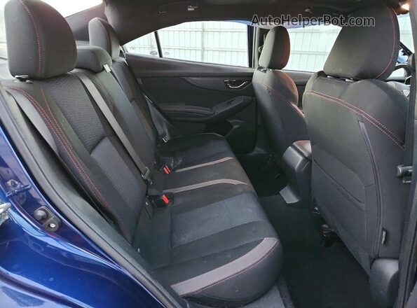 4S3GKAM67J3611477 2018 SUBARU IMPREZA Синий Вид задних сидений