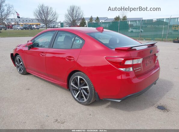 4S3GKAM6XN3610443 2022 SUBARU IMPREZA Красный Задняя левая четверть