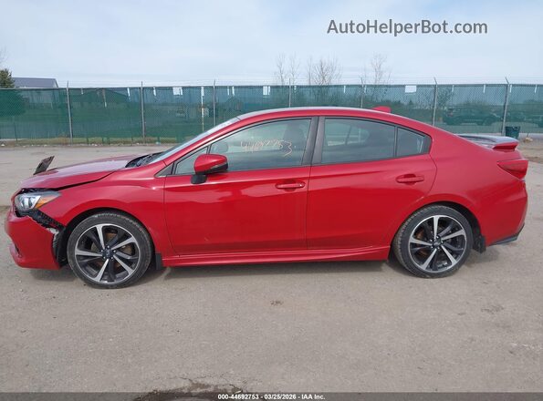 4S3GKAM6XN3610443 2022 SUBARU IMPREZA Красный Панорамный вид салона 360°