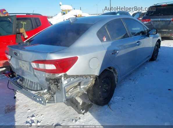 4S3GKAU64J3603871 2018 SUBARU IMPREZA Серебряный Задняя правая четверть