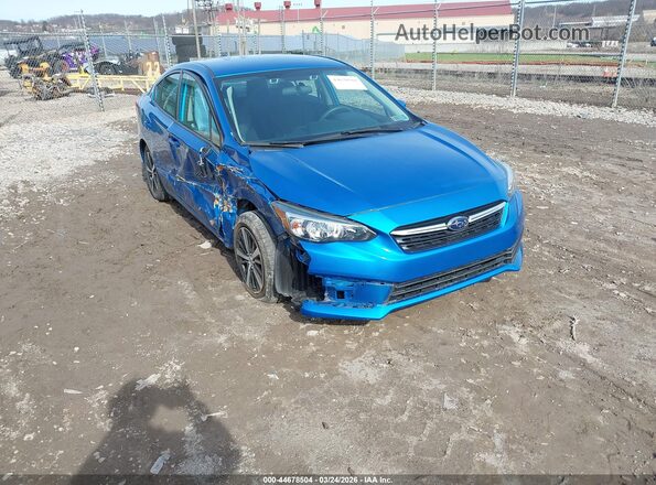 4S3GKAV65L3607171 2020 SUBARU IMPREZA Синий Передняя правая четверть