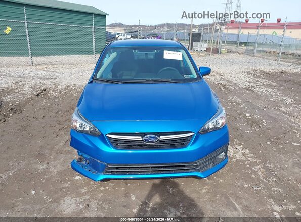 4S3GKAV65L3607171 2020 SUBARU IMPREZA Синий Вид щитка приборов